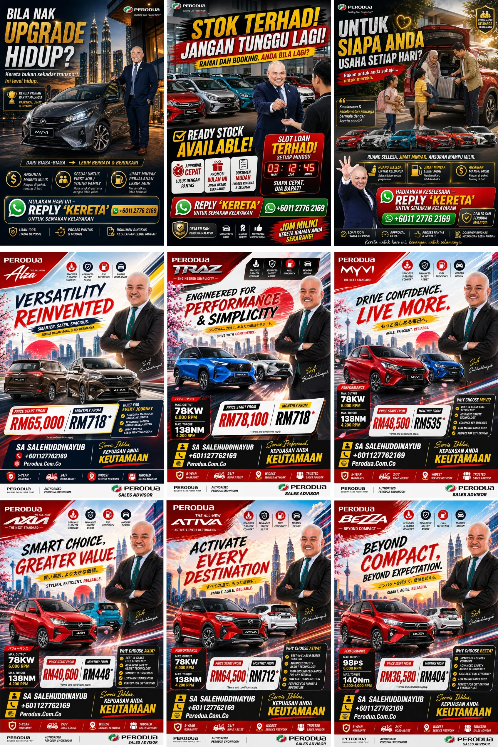 Auto Sales Kit Sample 498X900